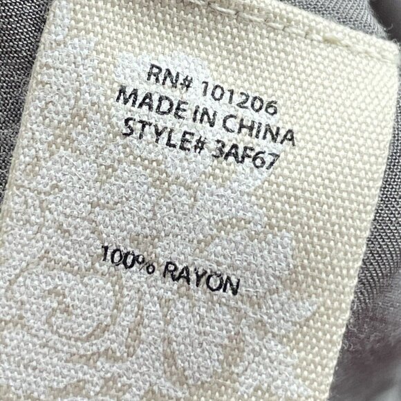 Soft Surroundings Camilla Front Tie Pockets Jumpsuit Grey Size Small Petite - Picture 10 of 10